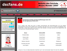 Tablet Screenshot of dscfans.de